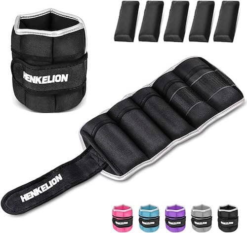 Henkelion Adjustable Ankle Weights image