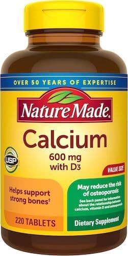 Nature Made Calcium 600 mg with Vitamin D3 image