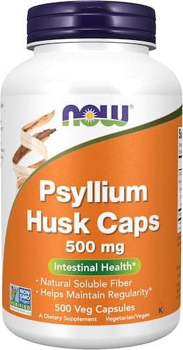 NOW Supplements Psyllium Husk Caps image