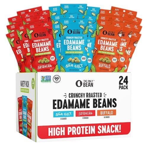 The Only Bean Crunchy Dry Roasted Edamame Snacks image