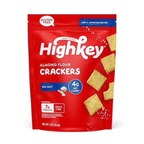 HighKey Almond Flour Crackers, Sea Salt image