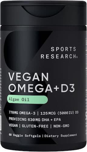 Sports Research Vegan Omega-3 Supplement image