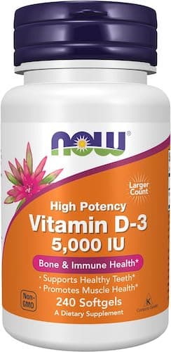 NOW Supplements, Vitamin D-3 5,000 IU image